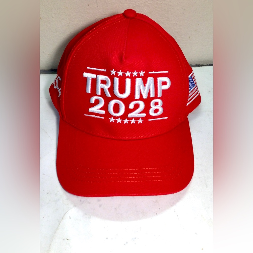 Trump 2028 Embroidered Baseball Cap MAGA USA